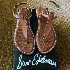 Sam Edelman Gigi Sandals in Saddle (New in box)